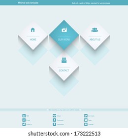 Minimal Web Template for corporate or portfolio site