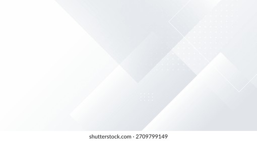 Minimaler weißer abstrakter Hintergrund mit sauberen geometrischen Lichtformen, perfekt für moderne Broschüren, Poster, Websites und Unternehmensdesigns.
