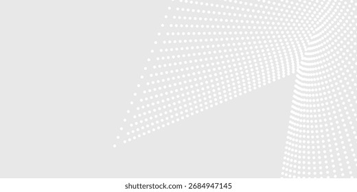Fondo Abstractas blanco mínimo con patrón de onda punteada