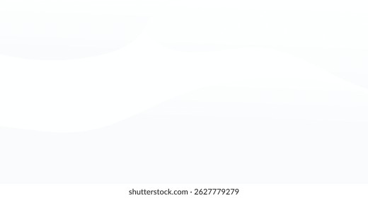 Fondo abstracto blanco mínimo con Formas de gradiente ondulado suave, diseño limpio y moderno, ideal para presentaciones, Sitios web y marca.