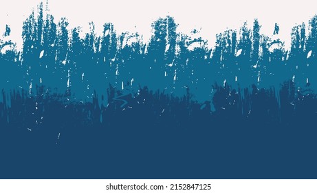 Minimal White And Dark Blue Grunge Paint Background