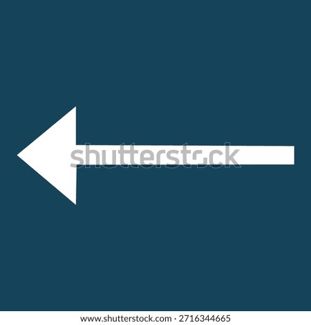 Minimal white diagonal arrow icon collection teal background flat vector symbol ui navigation business growth profit decrease direction up down left right modern simple digital design web element