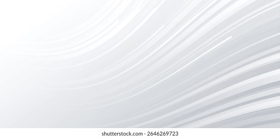 minimal white and gray background with wavy lines
