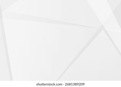Fondo geométrico blanco y gris mínimo con polígonos y Gradientes, Vector EPS 10.