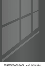 Minimal Window Shadow Overlay Texture for Photo Effects