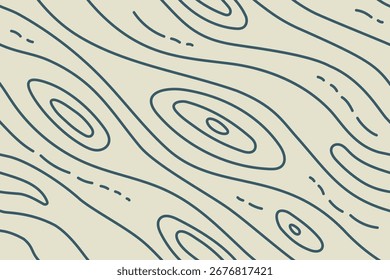 Minimal wooden lines seamless pattern. Vector organic background.