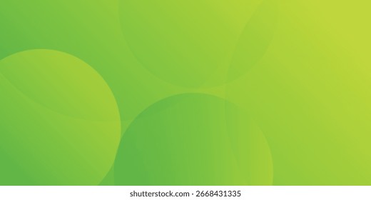 Minimal yellow green geometric background. Dynamic shapes composition. Eps10 vector