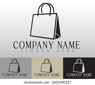  A minimal yet creative shopping bag symbol.