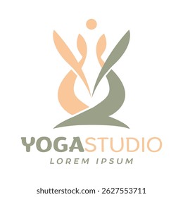 Ein minimales Yoga Logo Design