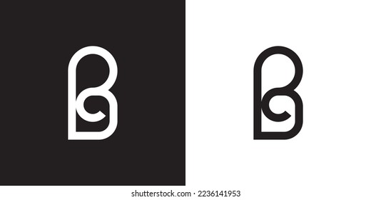 Minimal ZB logo. Icon of a BZ letter on a luxury background. Logo idea based on the ZB monogram initials. Professional variety letter symbol and BZ logo on black and white background.