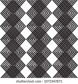 Minimal Zig zag line pattern vector design for wallpaper, textile, background