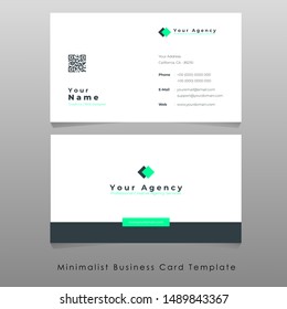 Minimalis Bussines Modern Business Card Design Template