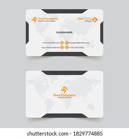 Minimalis Bussines Modern Business Card Design Template