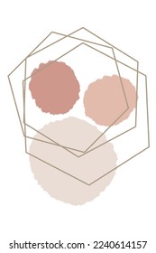 Color del tema desnudo de fondo minimalis ilustrasi para las citas del logo del grafis de diseño 