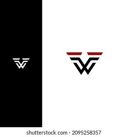 minimalistisches Logo-Design mit Buchstaben und Buchstaben