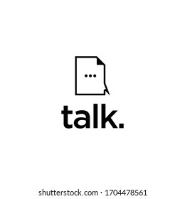 Plantilla de diseño del logotipo de conferencia de línea mínima