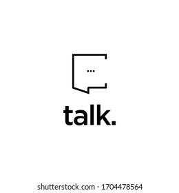 Design-Vorlage für Minimalis-Line-Talks