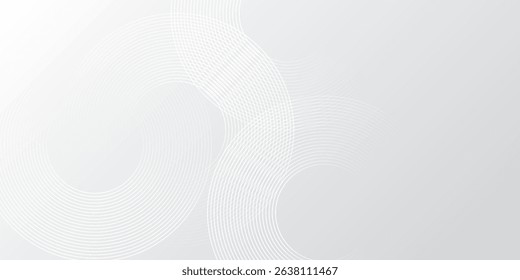 Minimalis  mdern simple nice abstract white glowing geometric lines on gray background 