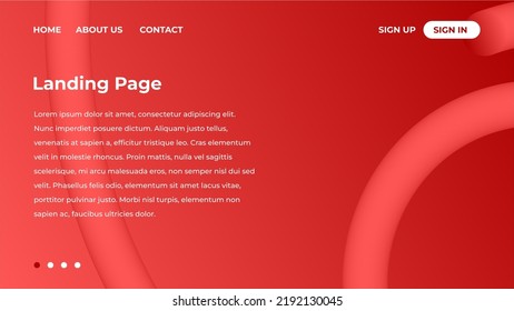 Minimalis Modern Abstract Landing Page Background with Gradient Colors