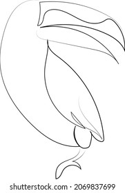 minimalismo abstracto diseño de línea de diseño de logotipo moderno dibujo vectorial mosca de aves animales contorno de la vida silvestre diseño gráfico boceto naturaleza táctil 