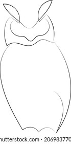 minimalism abstract modern logo design line art drawing vector bird fly animal wildlife  outline graphic design sketch nature outline symbol owl