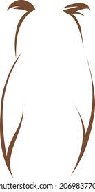 minimalismo abstracto diseño moderno diseño de línea dibujo vectorial mosca de aves animales contorno de la vida silvestre diseño gráfico boceto naturaleza símbolo de la naturaleza búho icono 