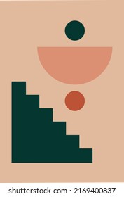 Minimalism. Abstract modern print set. Logo. Wall art. poster. Boho abstraction. Posters, paintings.