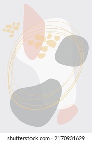 Minimalism. Abstract modern print set. Logo. Wall art. poster. Boho abstraction. Posters, paintings.