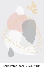 Minimalism. Abstract modern print set. Logo. Wall art. poster. Boho abstraction. Posters, paintings.