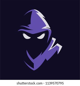 minimalism assassin vector illustration