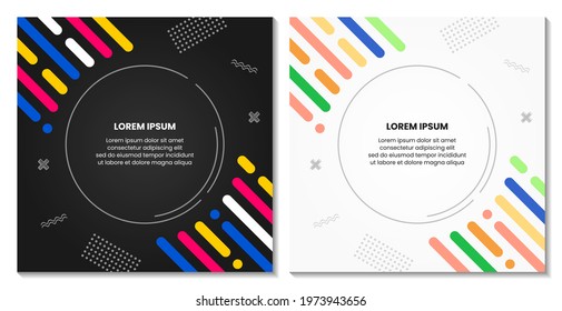 Minimalism Geometric Flat Design Background