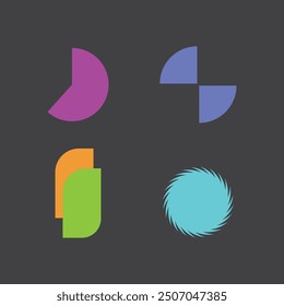 Minimalism Geometric Shapes, Y2K shape design