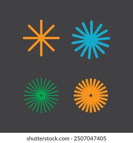 Minimalism Geometric Shapes, Y2K shape design