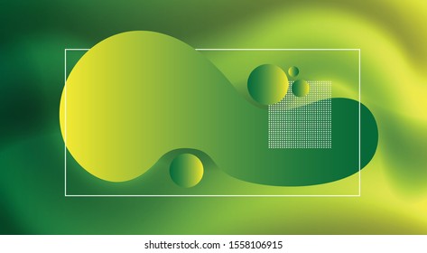 Minimalism geometric and trendy color background. Vector illustration.