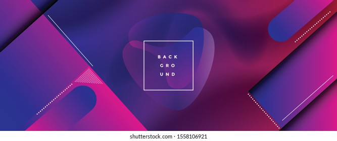 Minimalism geometric and trendy color background. Vector illustration.