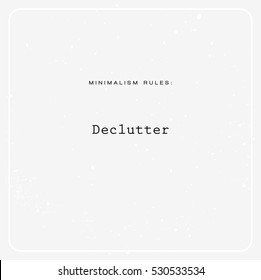 Minimalism inspirational quote vector 