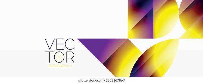Minimalism meets gradient allure. Geometric shapes intertwine in a tranquil backdrop. Subtle hues meld, creating serene yet dynamic canvas, testament to modern aesthetics