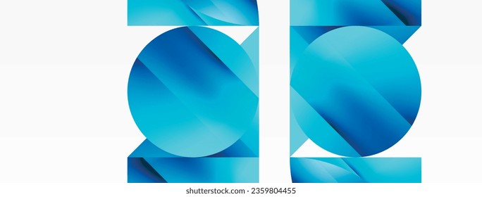 Minimalism meets gradient allure. Geometric shapes intertwine in a tranquil backdrop. Subtle hues meld, creating serene yet dynamic canvas, testament to modern aesthetics