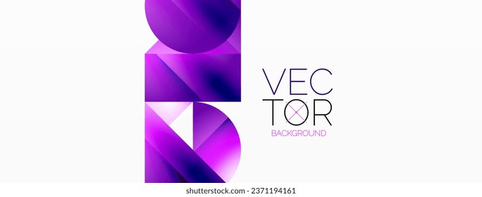 Minimalism meets gradient allure. Geometric shapes intertwine in a tranquil backdrop. Subtle hues meld, creating serene yet dynamic canvas, testament to modern aesthetics