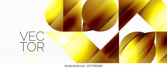 Minimalism meets gradient allure. Geometric shapes intertwine in a tranquil backdrop. Subtle hues meld, creating serene yet dynamic canvas, testament to modern aesthetics