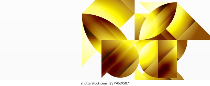 Minimalism meets gradient allure. Geometric shapes intertwine in a tranquil backdrop. Subtle hues meld, creating serene yet dynamic canvas, testament to modern aesthetics