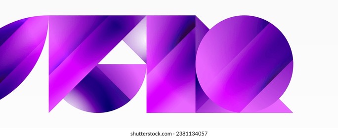 Minimalism meets gradient allure. Geometric shapes intertwine in a tranquil backdrop. Subtle hues meld, creating serene yet dynamic canvas, testament to modern aesthetics