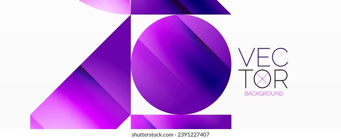 Minimalism meets gradient allure. Geometric shapes intertwine in a tranquil backdrop. Subtle hues meld, creating serene yet dynamic canvas, testament to modern aesthetics