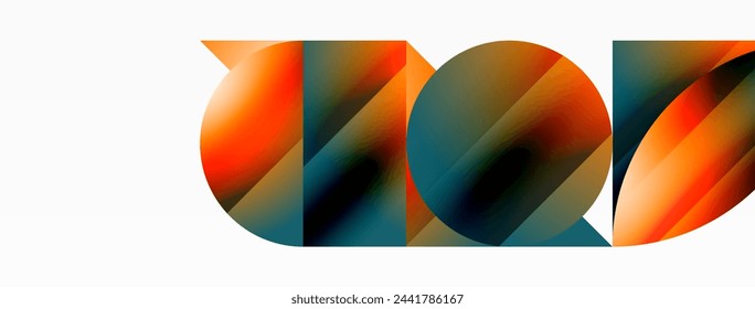Minimalism meets gradient allure. Geometric shapes intertwine in a tranquil backdrop. Subtle hues meld, creating serene yet dynamic canvas, testament to modern aesthetics