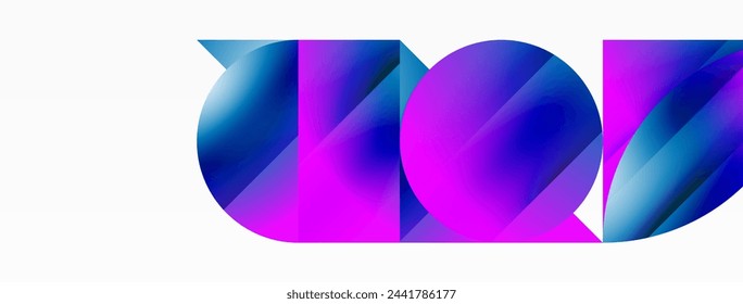 Minimalism meets gradient allure. Geometric shapes intertwine in a tranquil backdrop. Subtle hues meld, creating serene yet dynamic canvas, testament to modern aesthetics