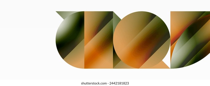 Minimalism meets gradient allure. Geometric shapes intertwine in a tranquil backdrop. Subtle hues meld, creating serene yet dynamic canvas, testament to modern aesthetics