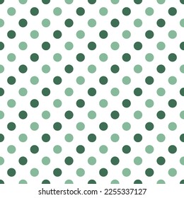 Minimalism polka dots modern seamless pattern.