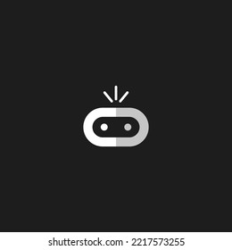 Minimalism Robot Logo or Icon for Tech Logo