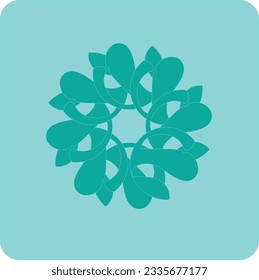Minimalism snowflake snow background, top view white snowflakes decoration . Winter, postcard template stock photo, beautiful wallpaper, creative abstract design 