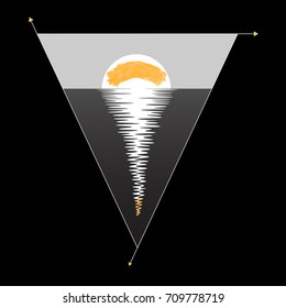 minimalism / sunrise / logo